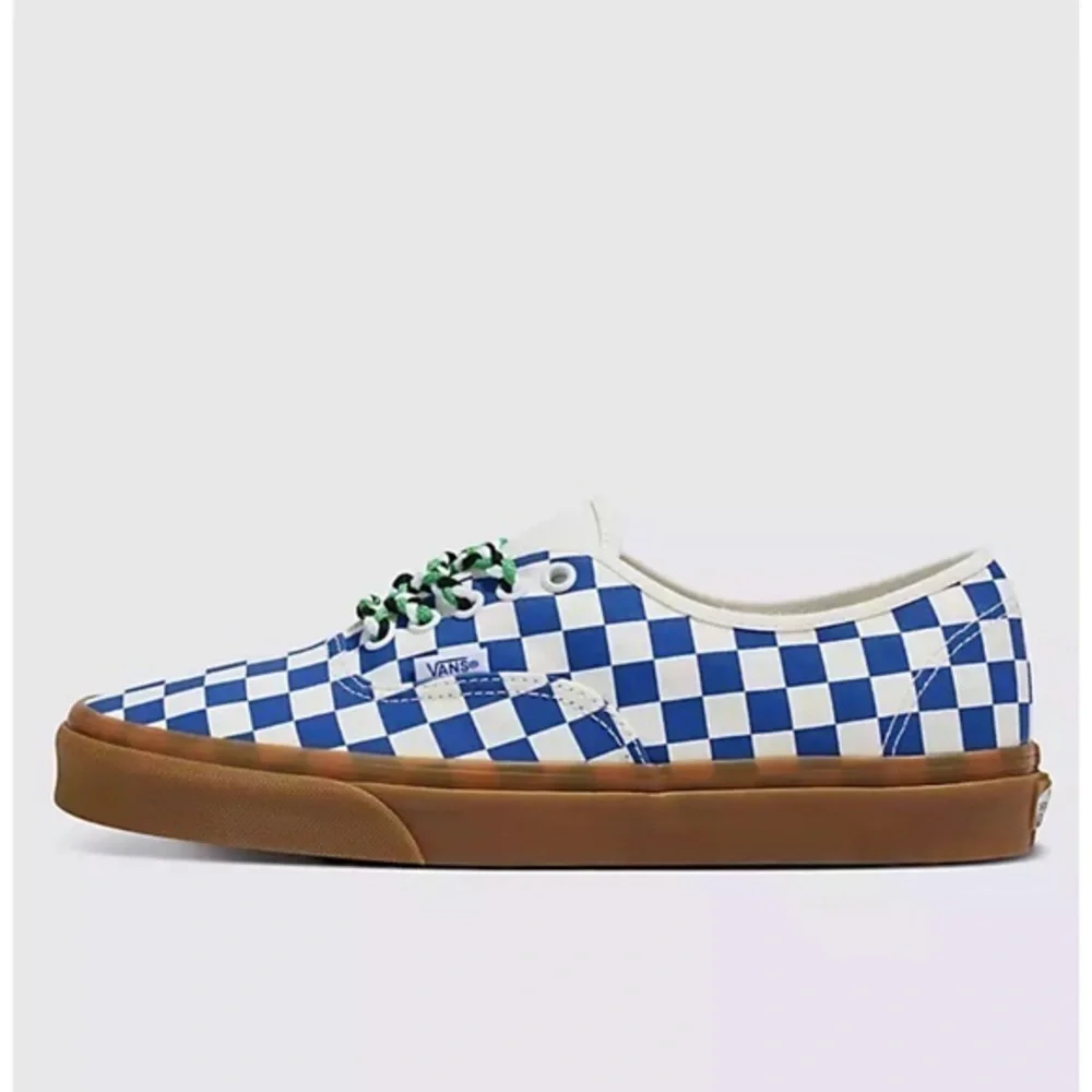 NEW Vans Authentic Checkerboard Blue/White Sneakers Men’s Size 6